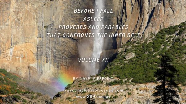 TIME-LESS VOICES- BEFORE I FALL ASLEEP PROVERBS AND PARABLES THAT CONFRONTS THE INNER SELF (VOLUME XII) (Audiobook)